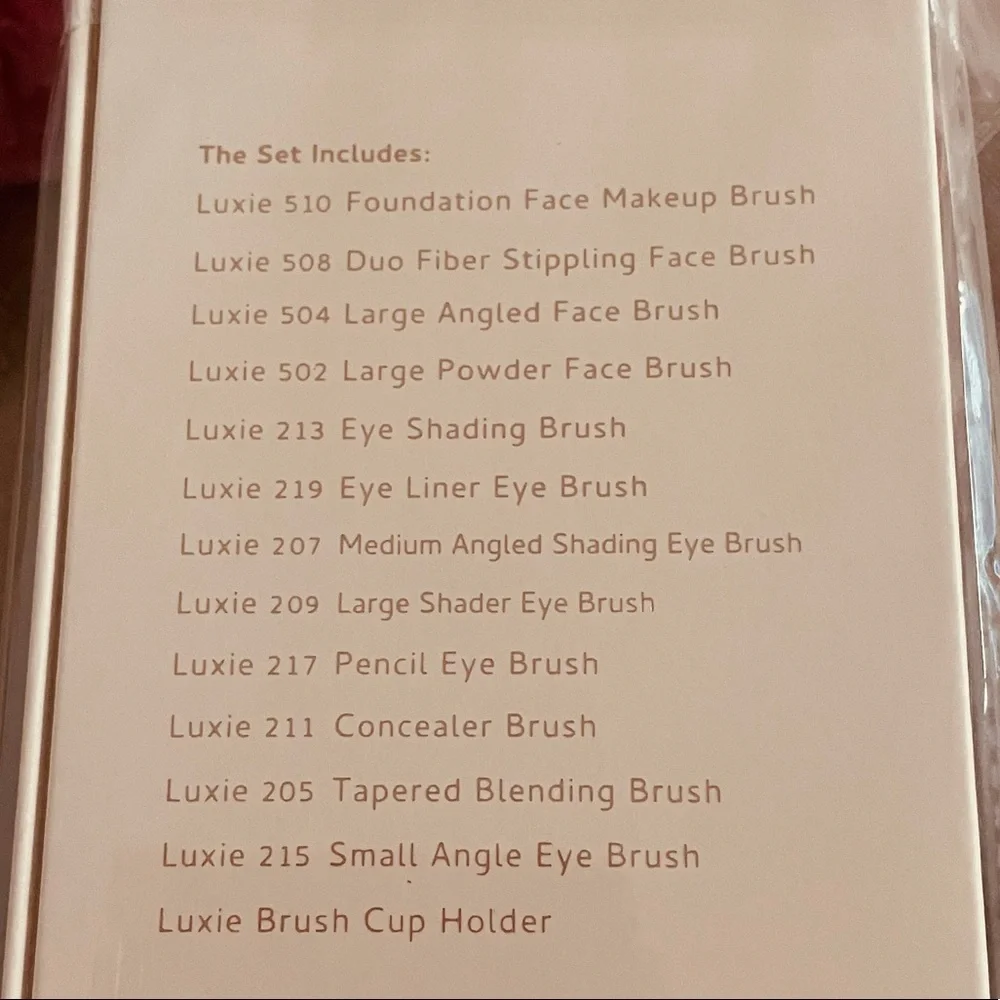 ✨ LUXIE SIGNATURE ROSE GOLD 12-PC BRUSH SET NEW